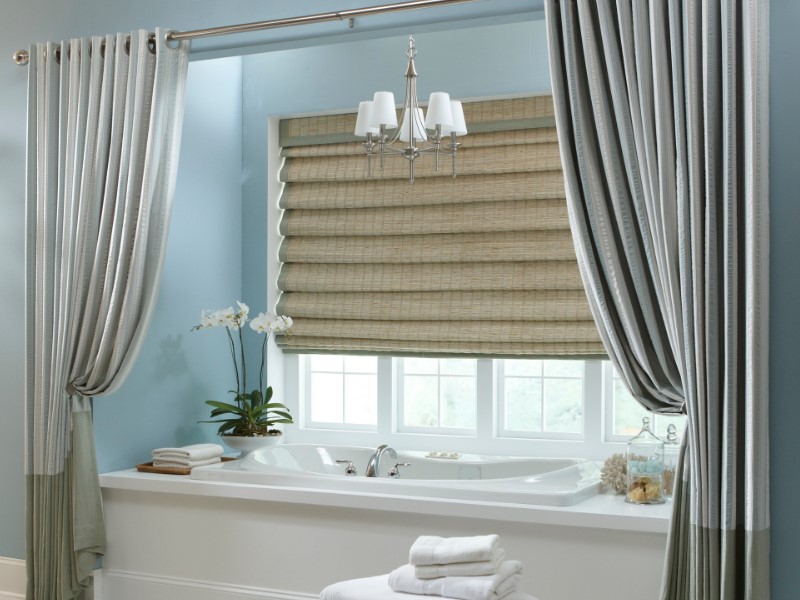 bathroom curtains window treatments