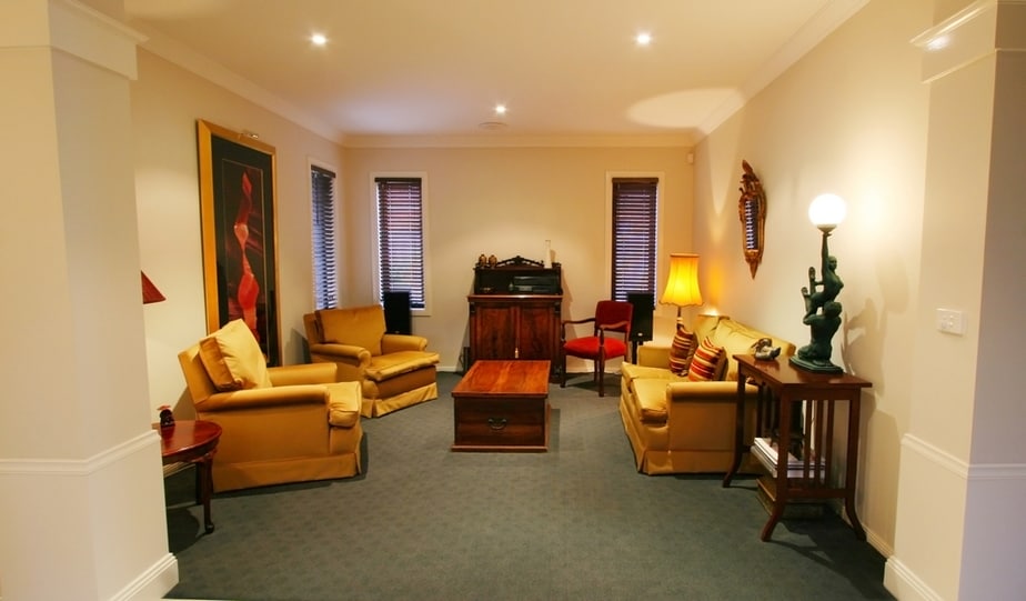 Conventional Living Room Arrangement