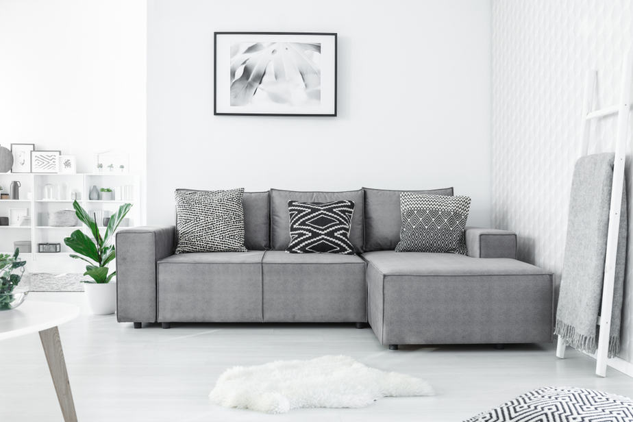 Fancy Grey Living Room