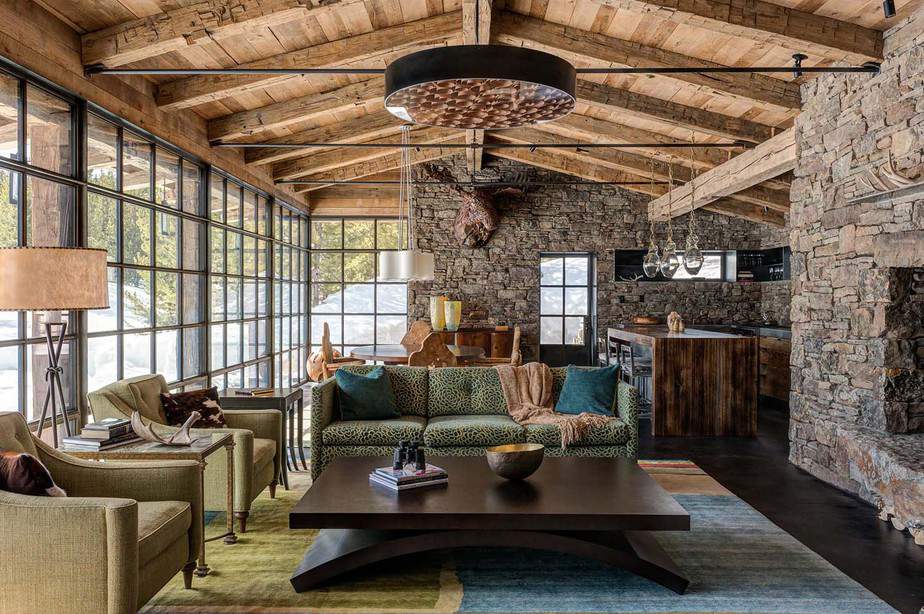 Wonderful Rustic Living Room