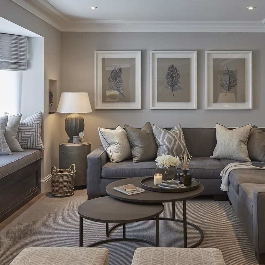 Grayish Formal Living Room