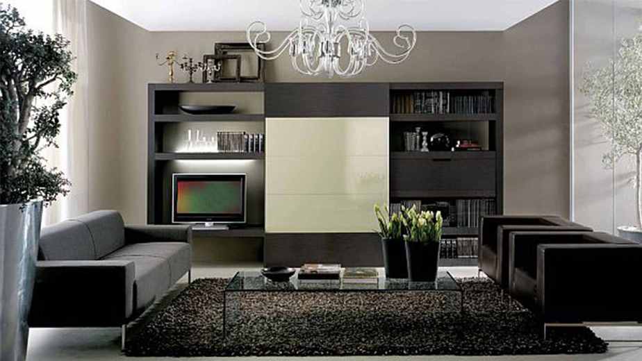 Appealing Black and Grey Living Room