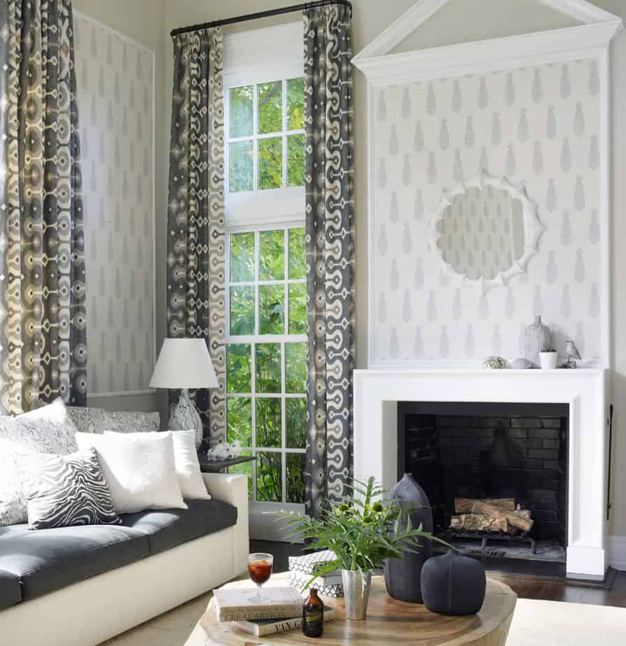 Alluring Living Room Curtain 