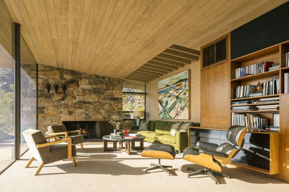 Natural Mid Century Living Room