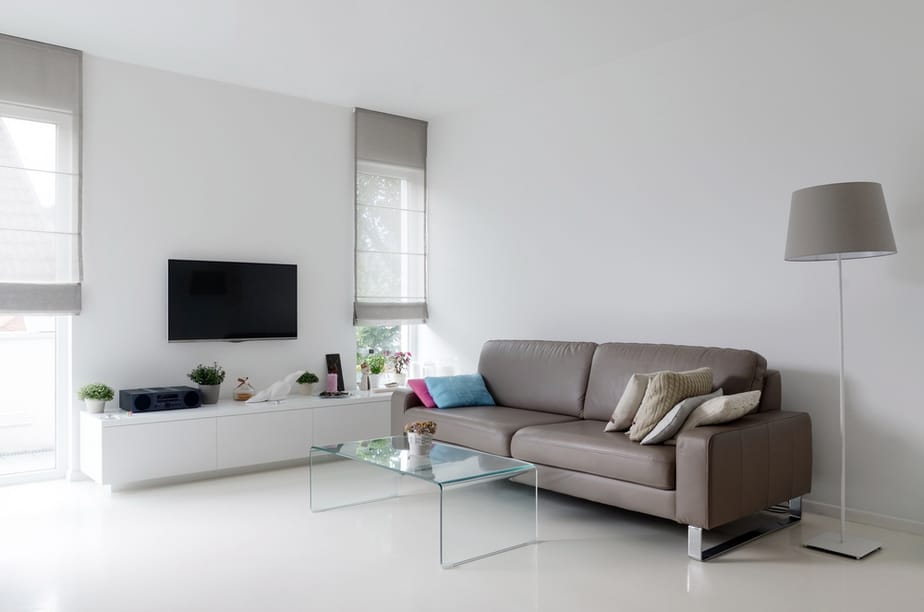 One or Two-Seat Sofa in Living Room
