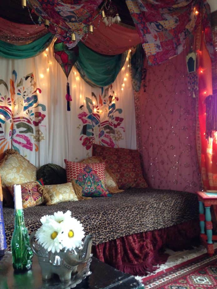 Gypsy Bohemian Living Room. Source: Pinterest