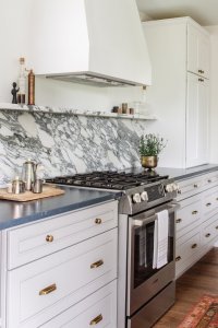 Abstract Marble Kitchen Backsplash 200x300 