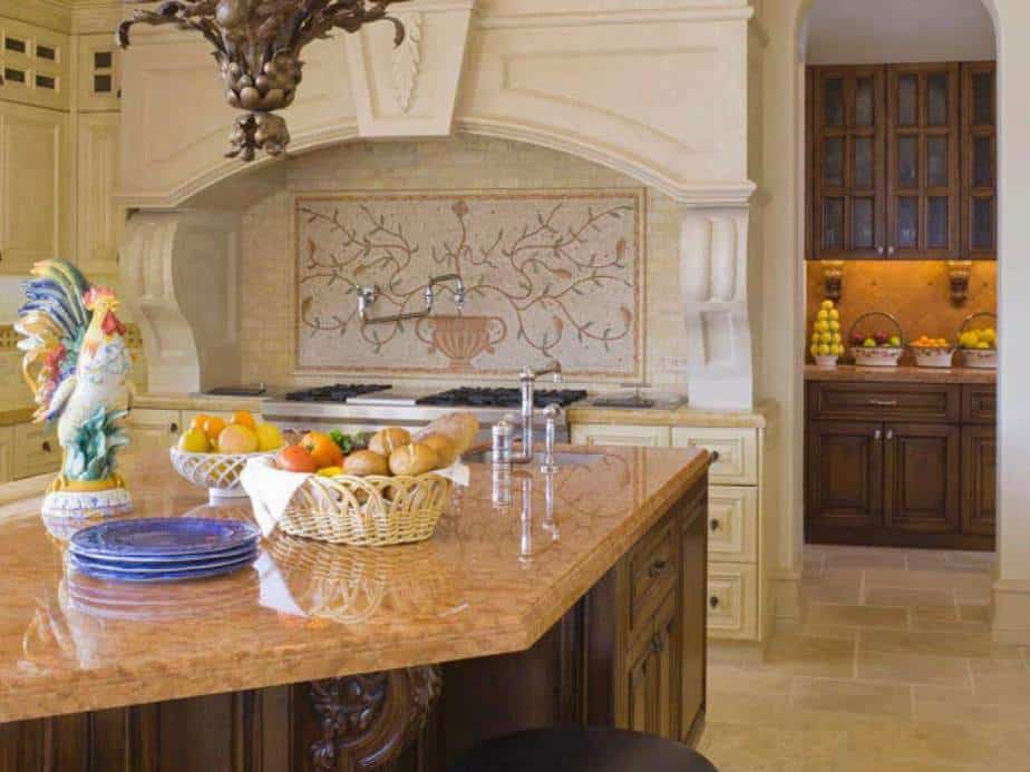 Graceful Country Kitchen Hood