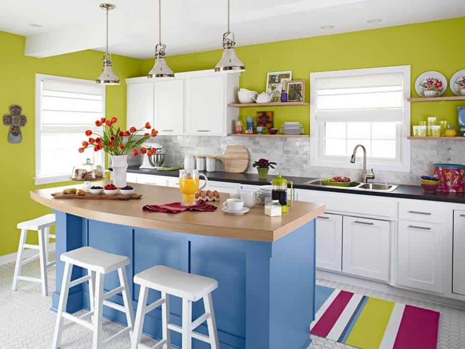 Colorful Coastal Kitchen