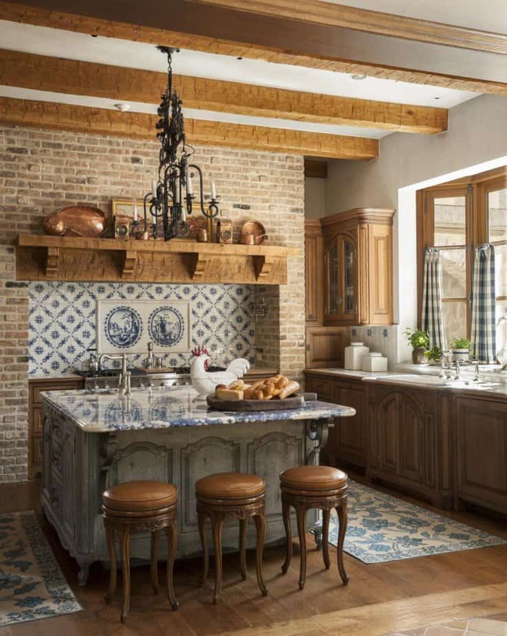 Combined French Country Kitchen Backsplash 768x963 