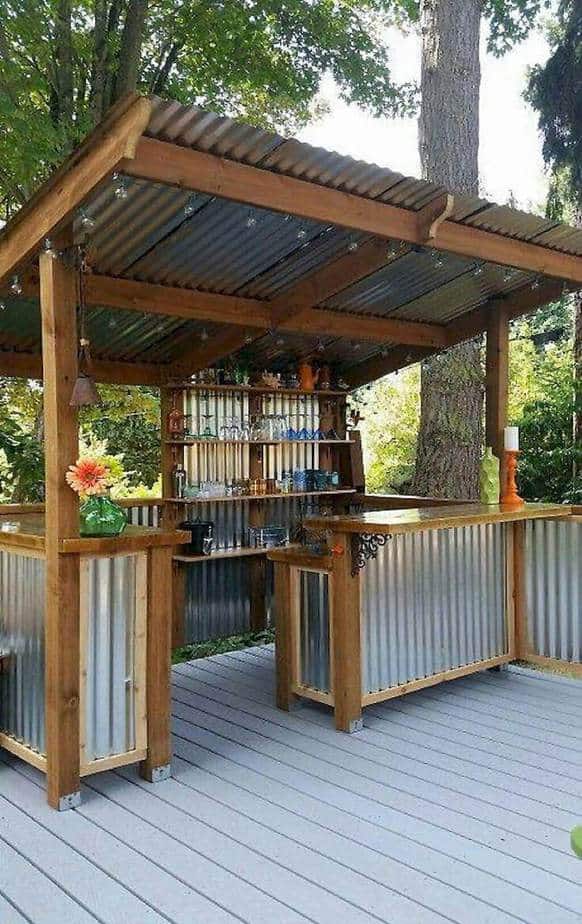 Light Outdoor Kitchen Cover