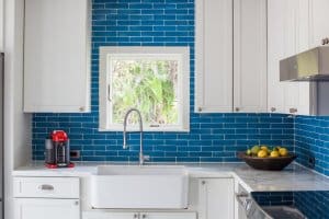 Dazzling Blue Kitchen Backsplash 300x200 