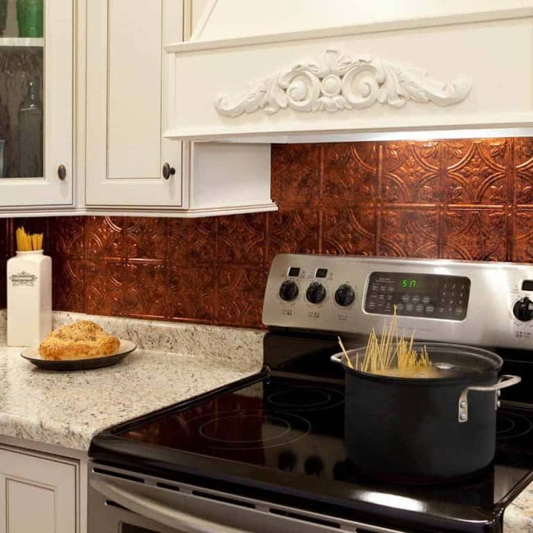 10 Copper Kitchen Backsplash Ideas 2024 (So Shiny)