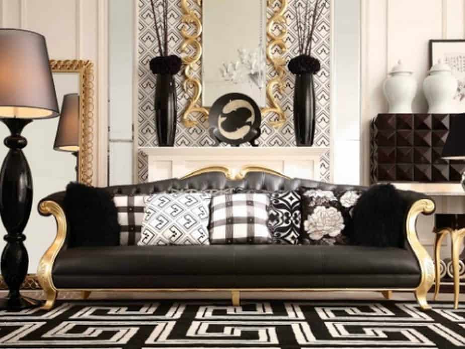 Glorious Black and Gold Living Spot