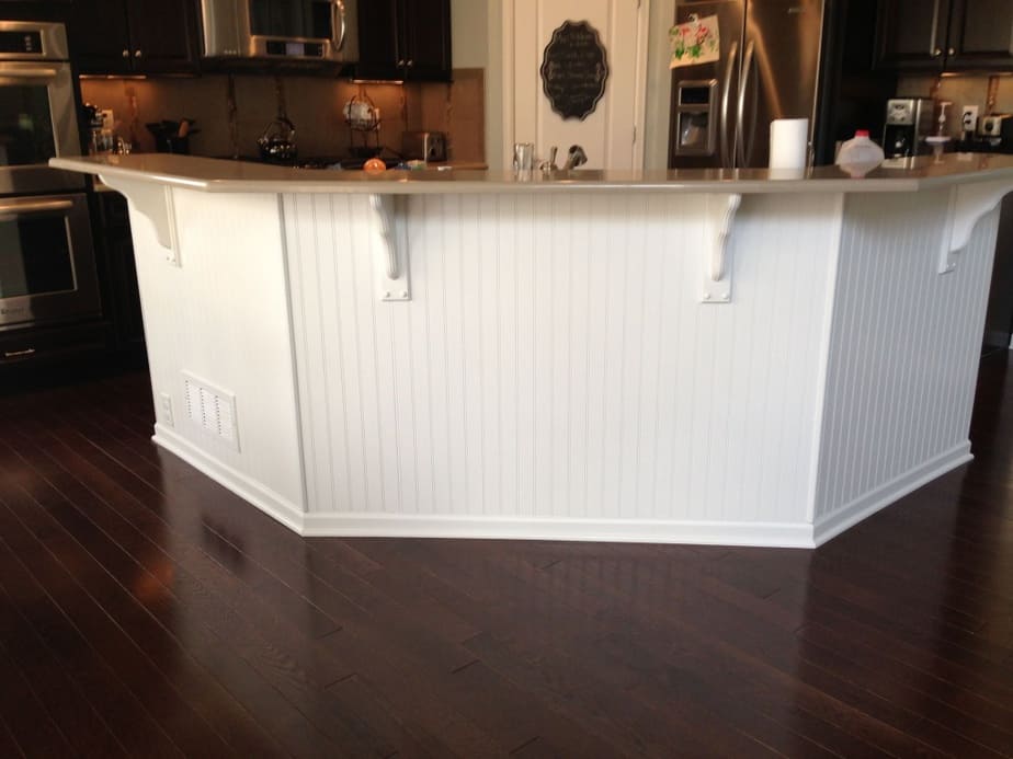 Kitchen Island with Remarkable Beadboard