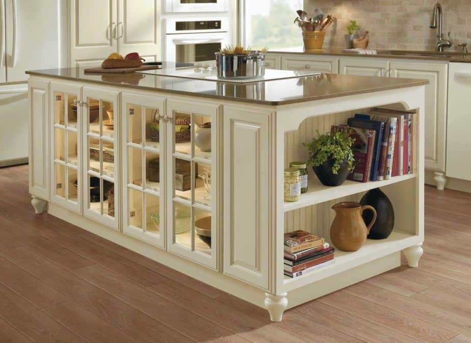 Kitchen Island with Stylish Cabinet Unit