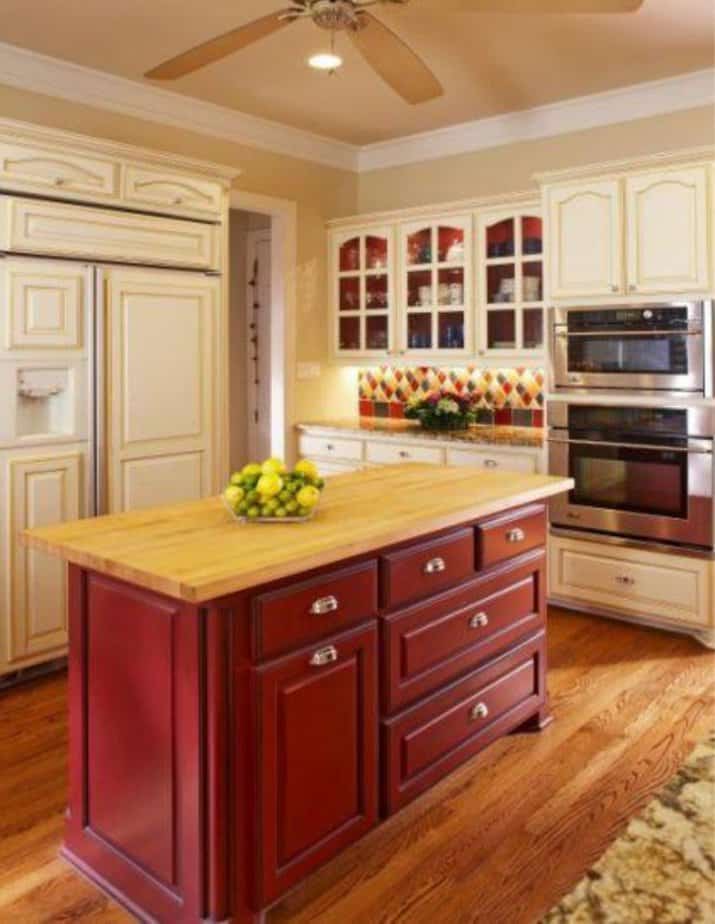 Kitchen Island With Graceful Cabinet Model 768x992 
