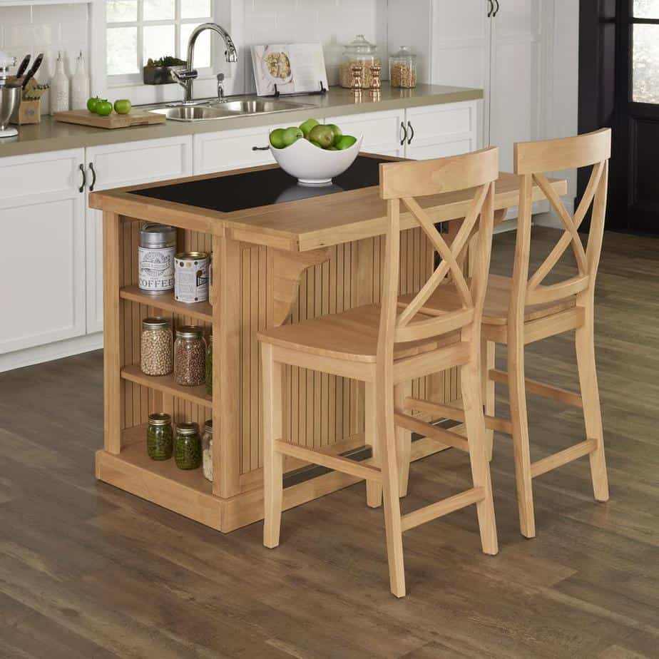 Kitchen Island with Natural Beadboard