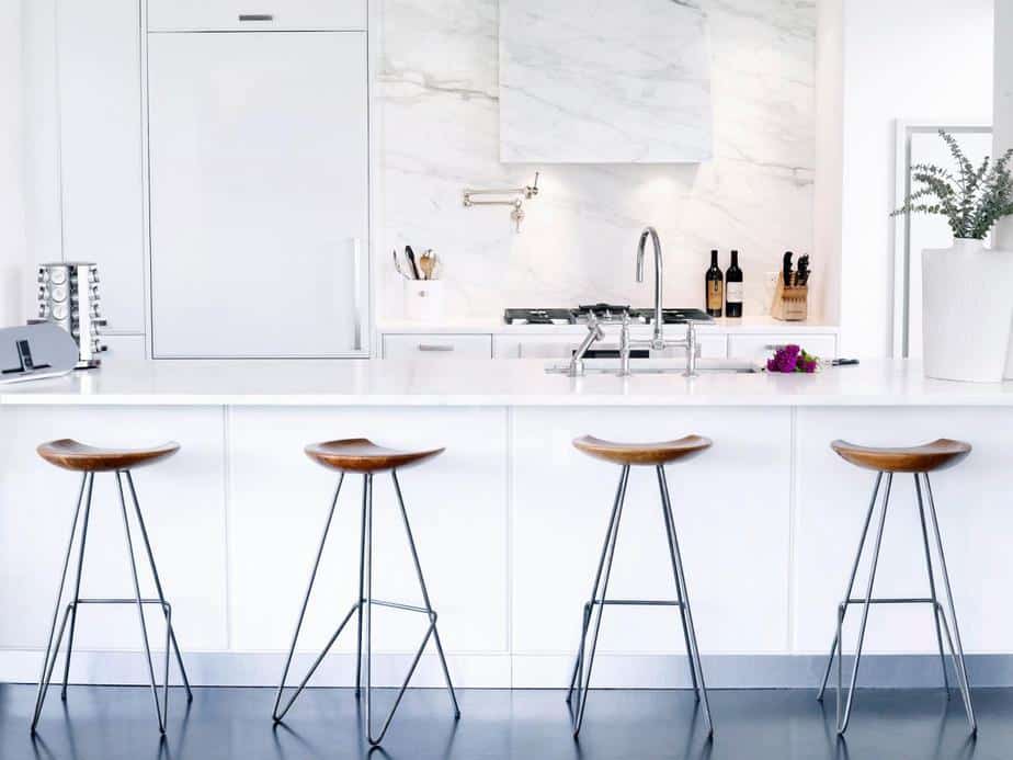 Kitchen Island with Innovative Sink Unit