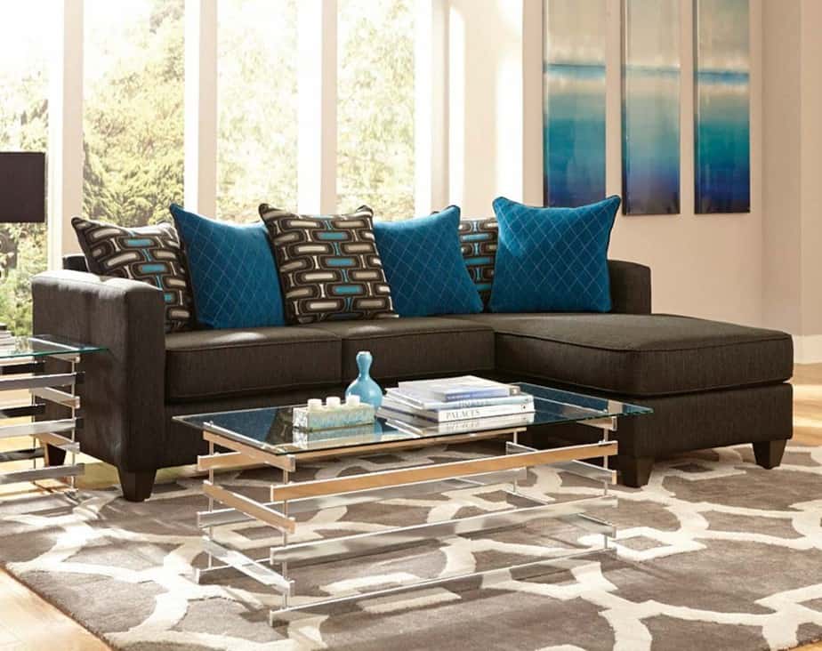 Nice Teal and Brown Living Room Ideas