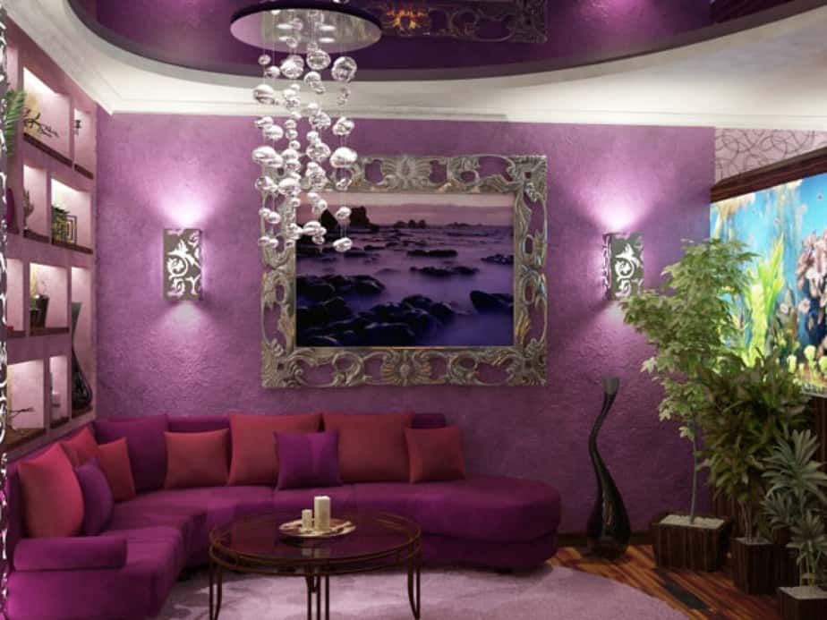 Total Purple Living Room Style