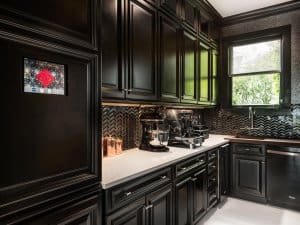 Deluxe Black Kitchen Cabinet 300x225 