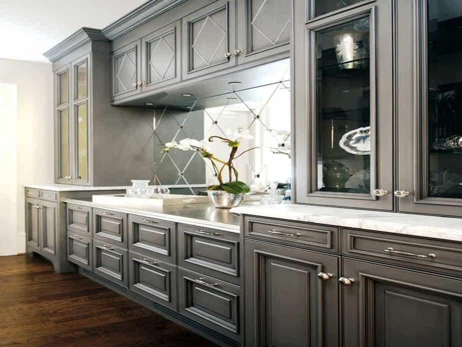 Dramatic Gray Kitchen Cabinet 1024x768 