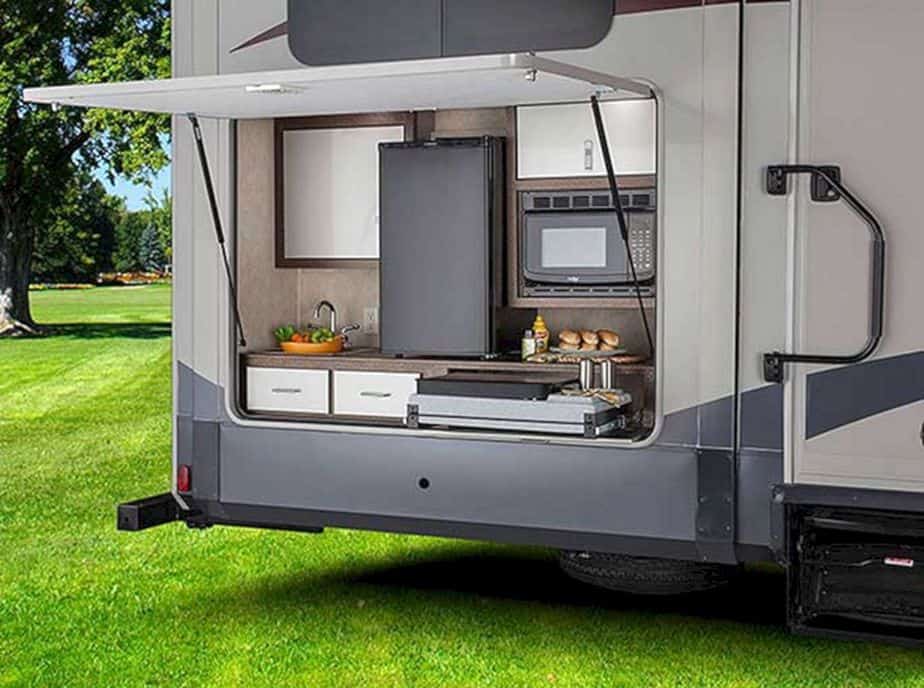 Efficient RV Outdoor Kitchen