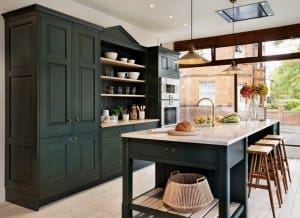 Special Black Kitchen Cabinet 300x218 