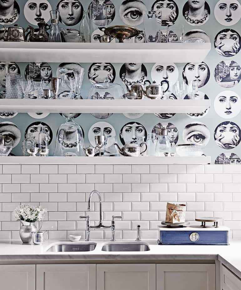 Facial Kitchen Wallpaper