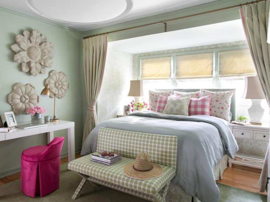 Soothing Colorful Bedroom