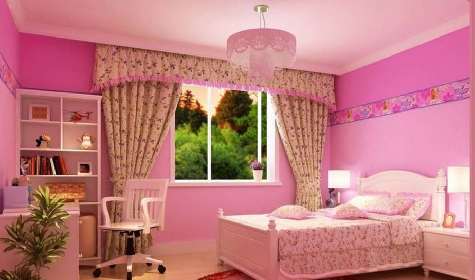 Beautiful Pink Bedroom