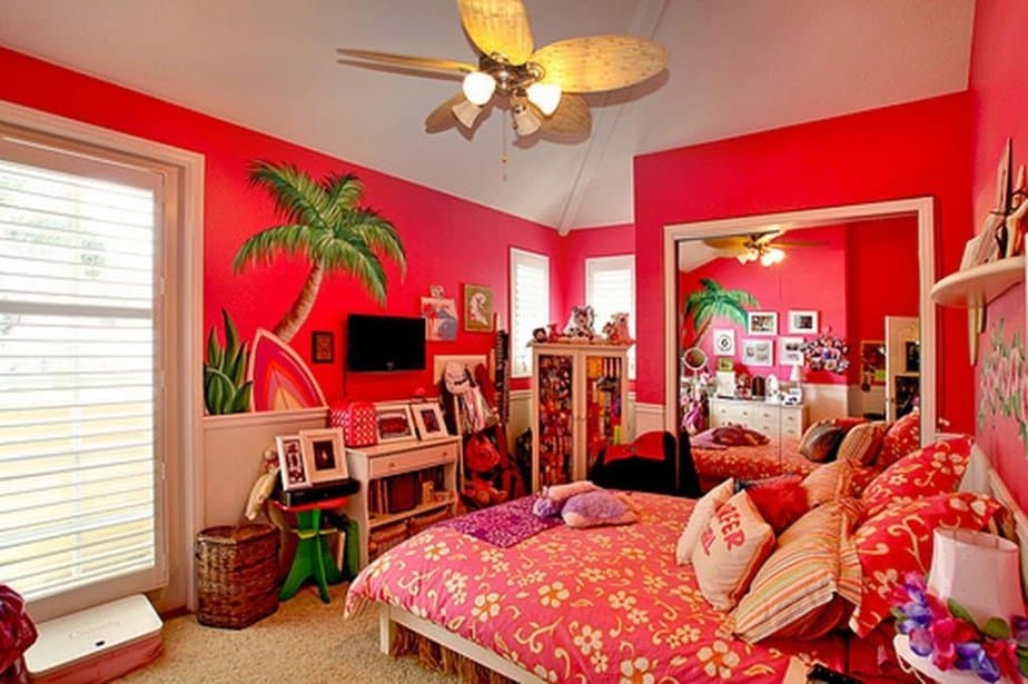 Charming Tropical Bedroom 1024x682 