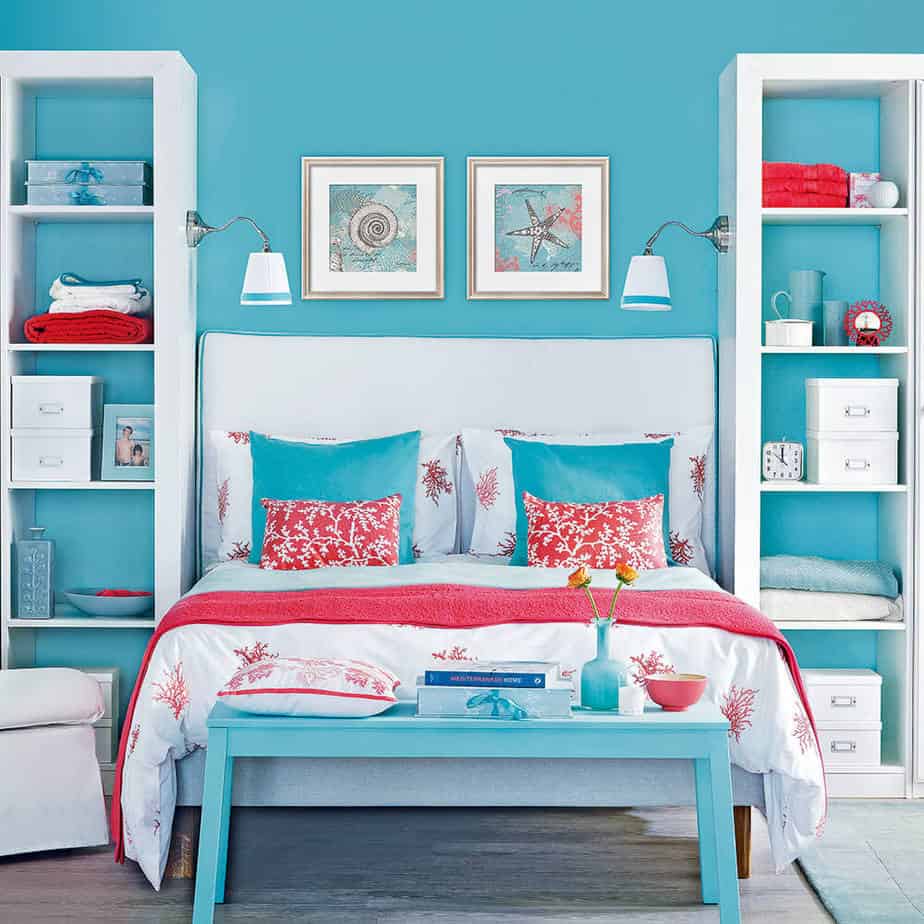 Cheerful Blue Bedroom