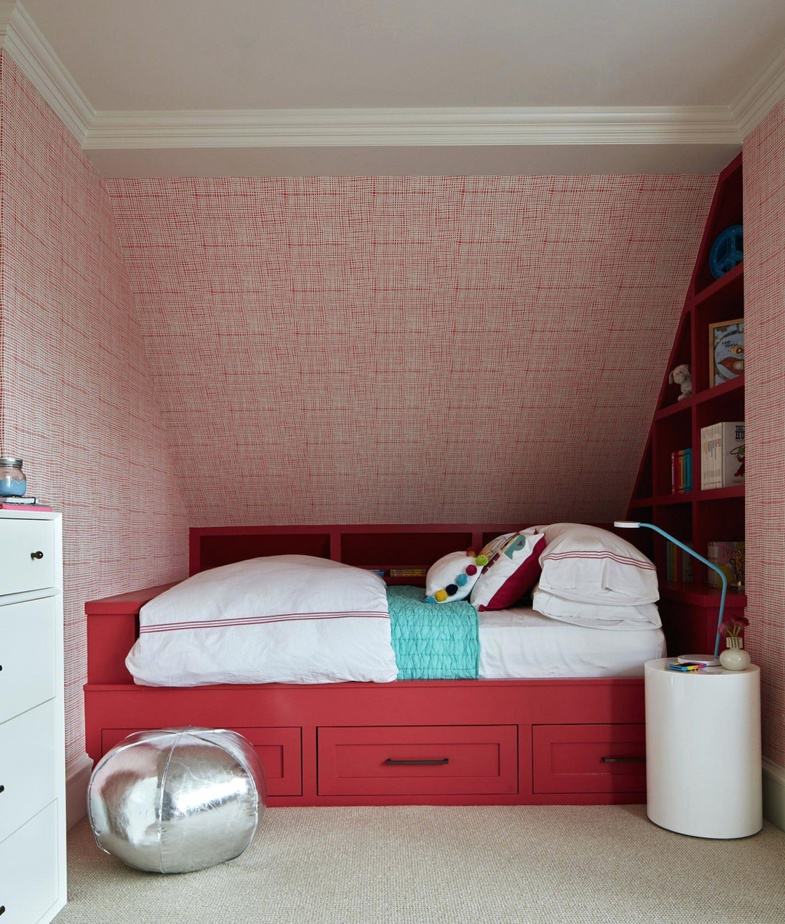 Cute Red Bedroom