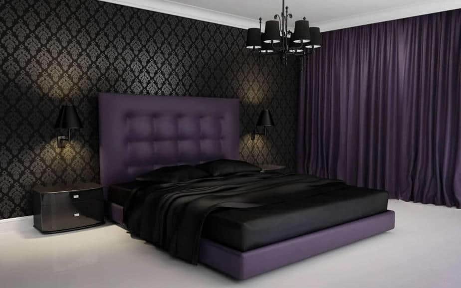 Dark Purple Bedroom