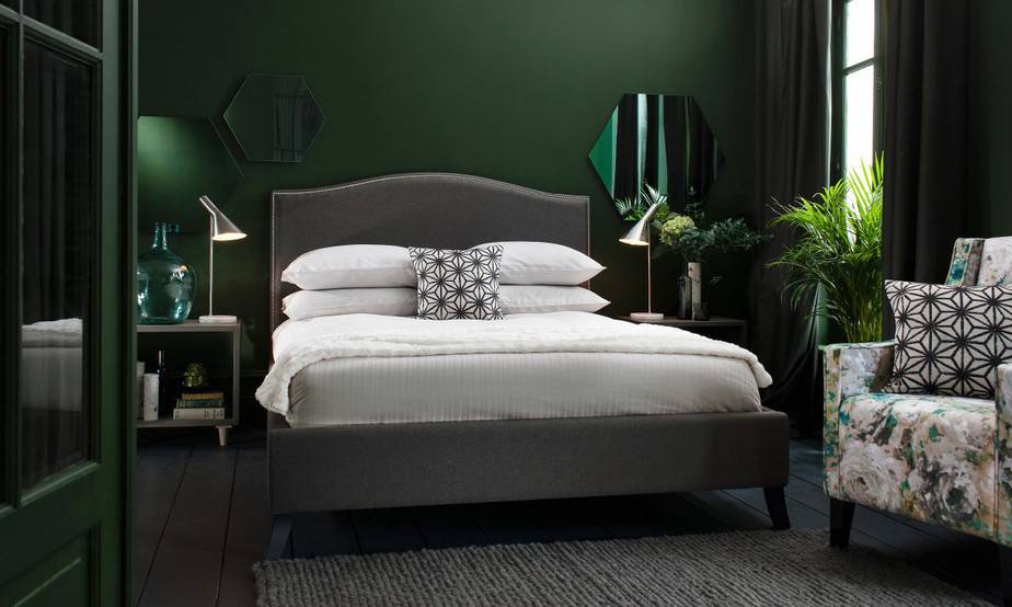 Elegant Green Bedroom