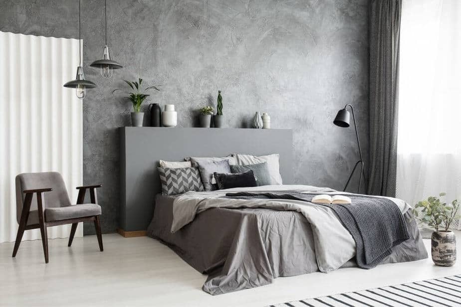 Enjoyable Grey Bedroom 1024x683 