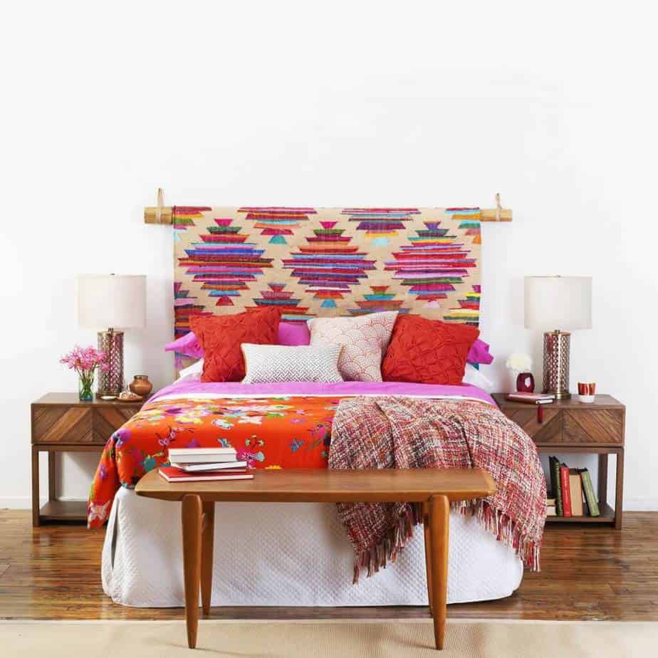 Bold Colorful Bedroom