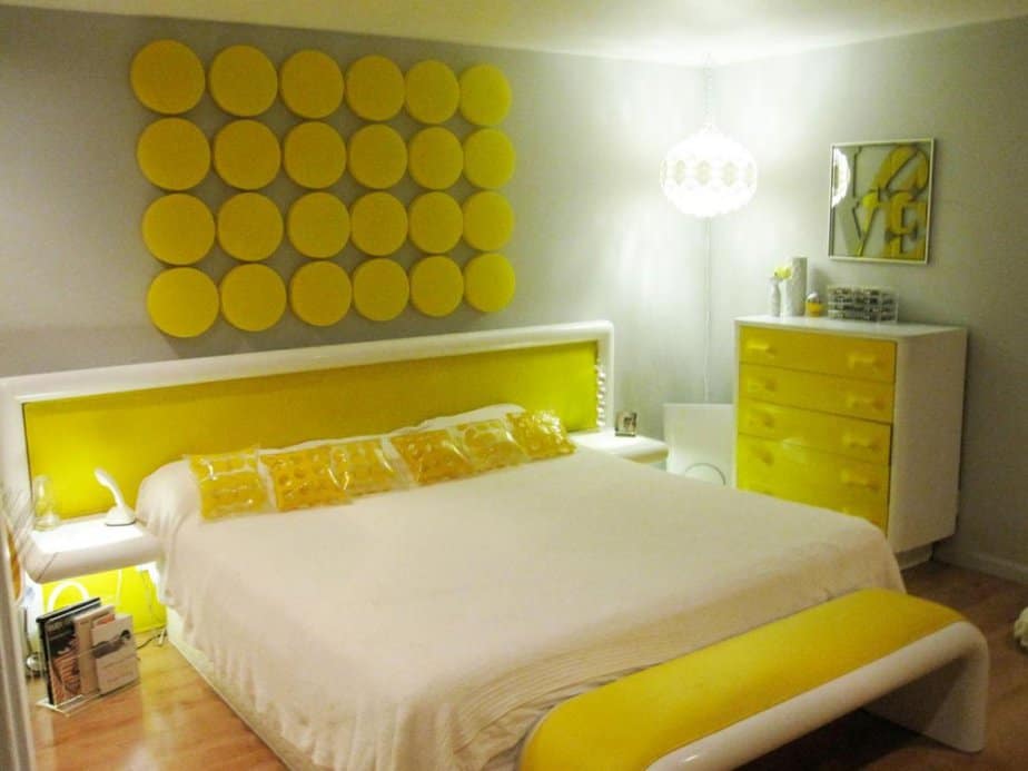 Fresh Yellow Bedroom 1024x768 