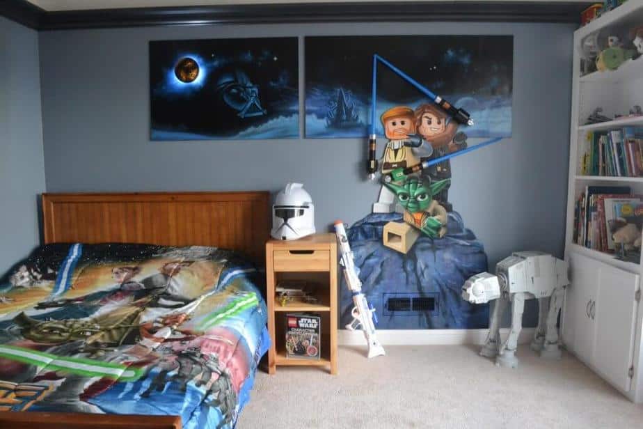 10 Superhero Bedroom Ideas 2023 Getting The Kids Happy   Fun Star Wars Bedroom 1024x683 