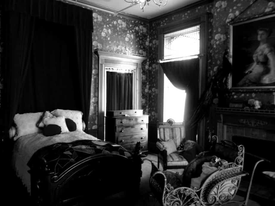 Woman Gothic Bedroom