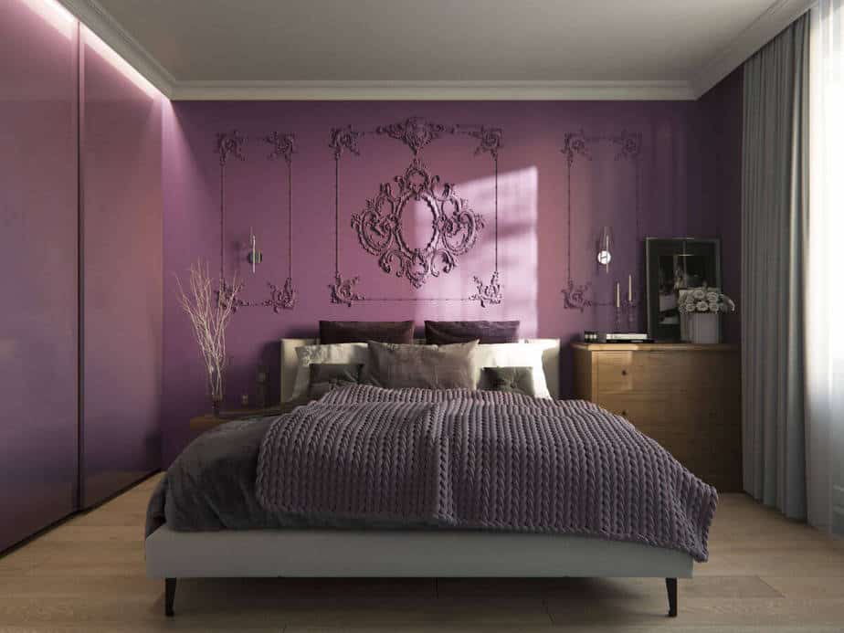 Impressive Purple Bedroom