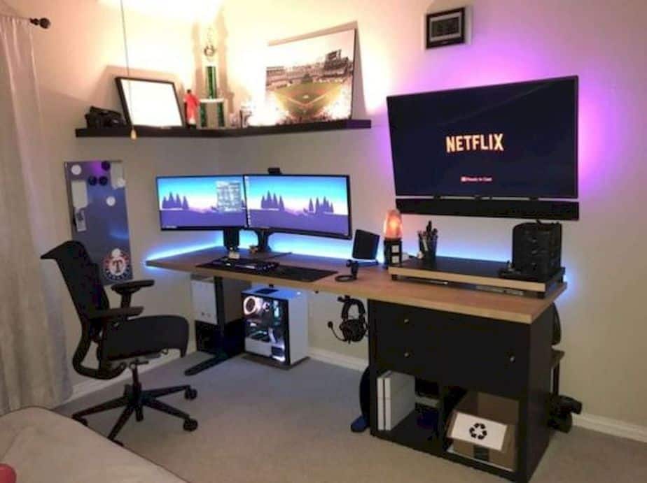 Minimalist Gaming Room