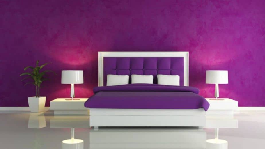 Minimalist Purple Bedroom 1024x576 