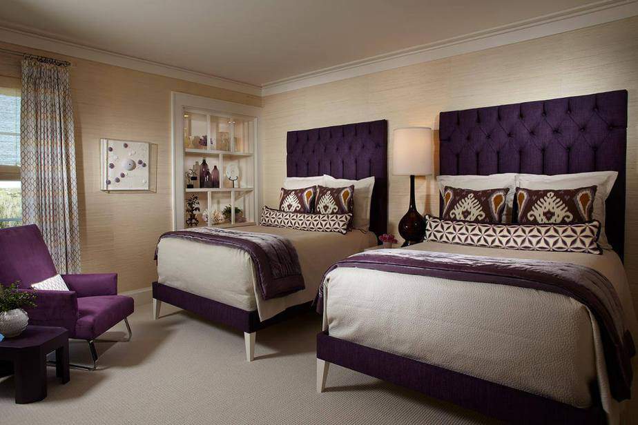 Purposeful Purple Bedroom