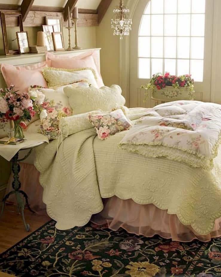 Floral Bedroom Rug