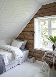 Simple Attic Bedroom 219x300 