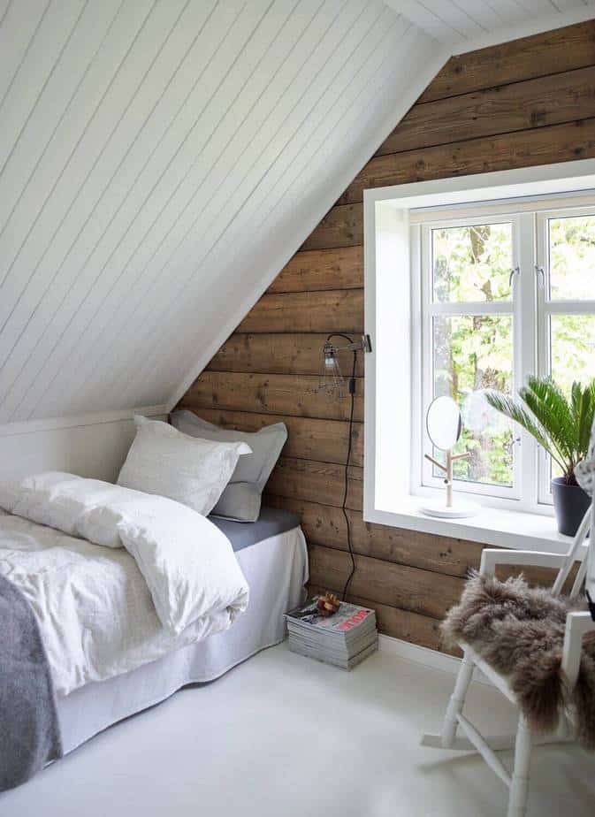 Simple Attic Bedroom