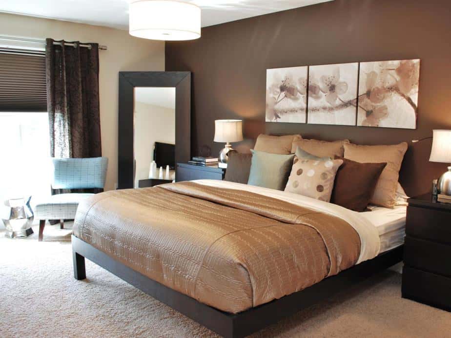 Elegant Brown Bedroom